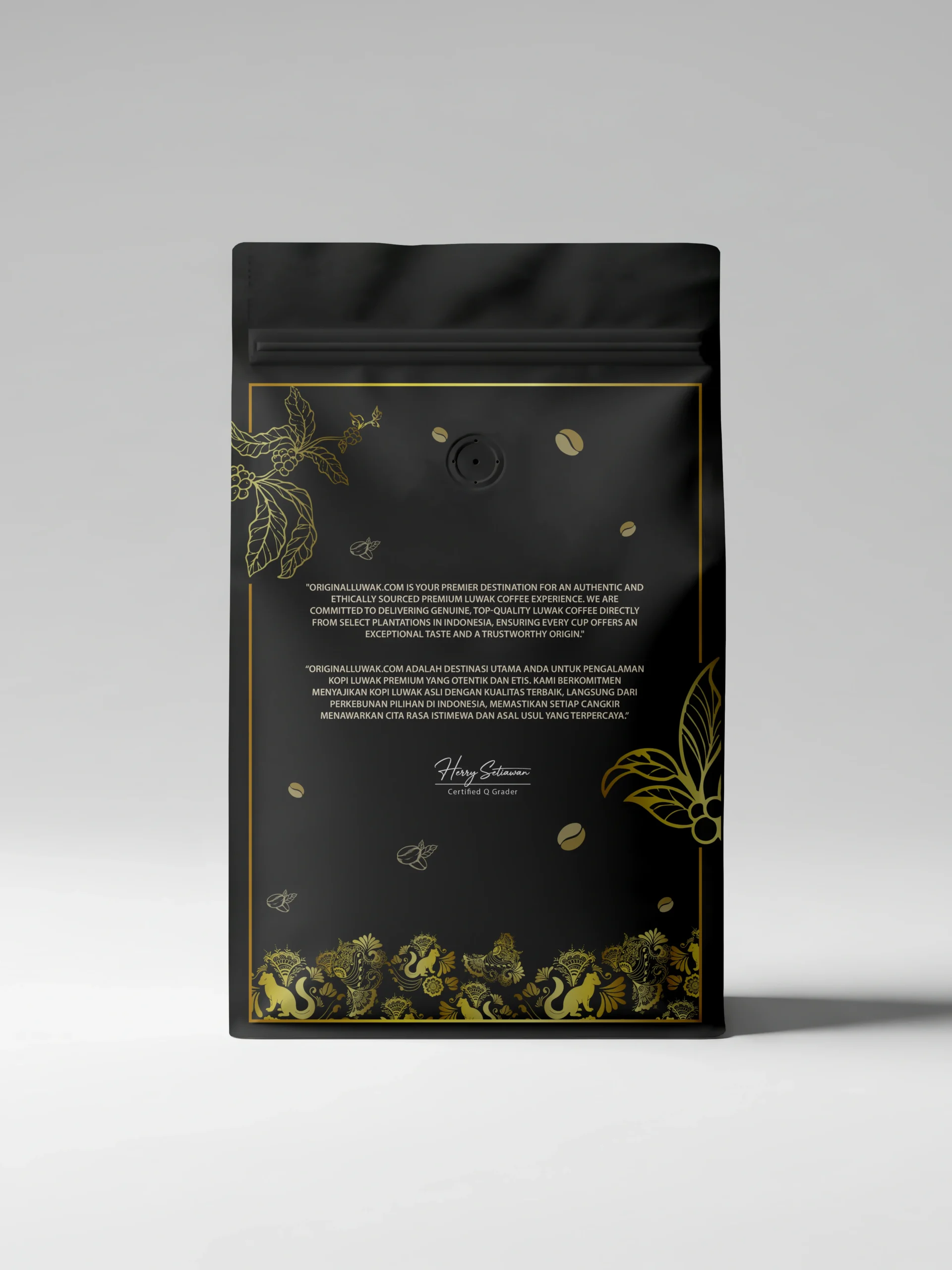 Luwak Coffee Standing Pouch 100gr - Image 2