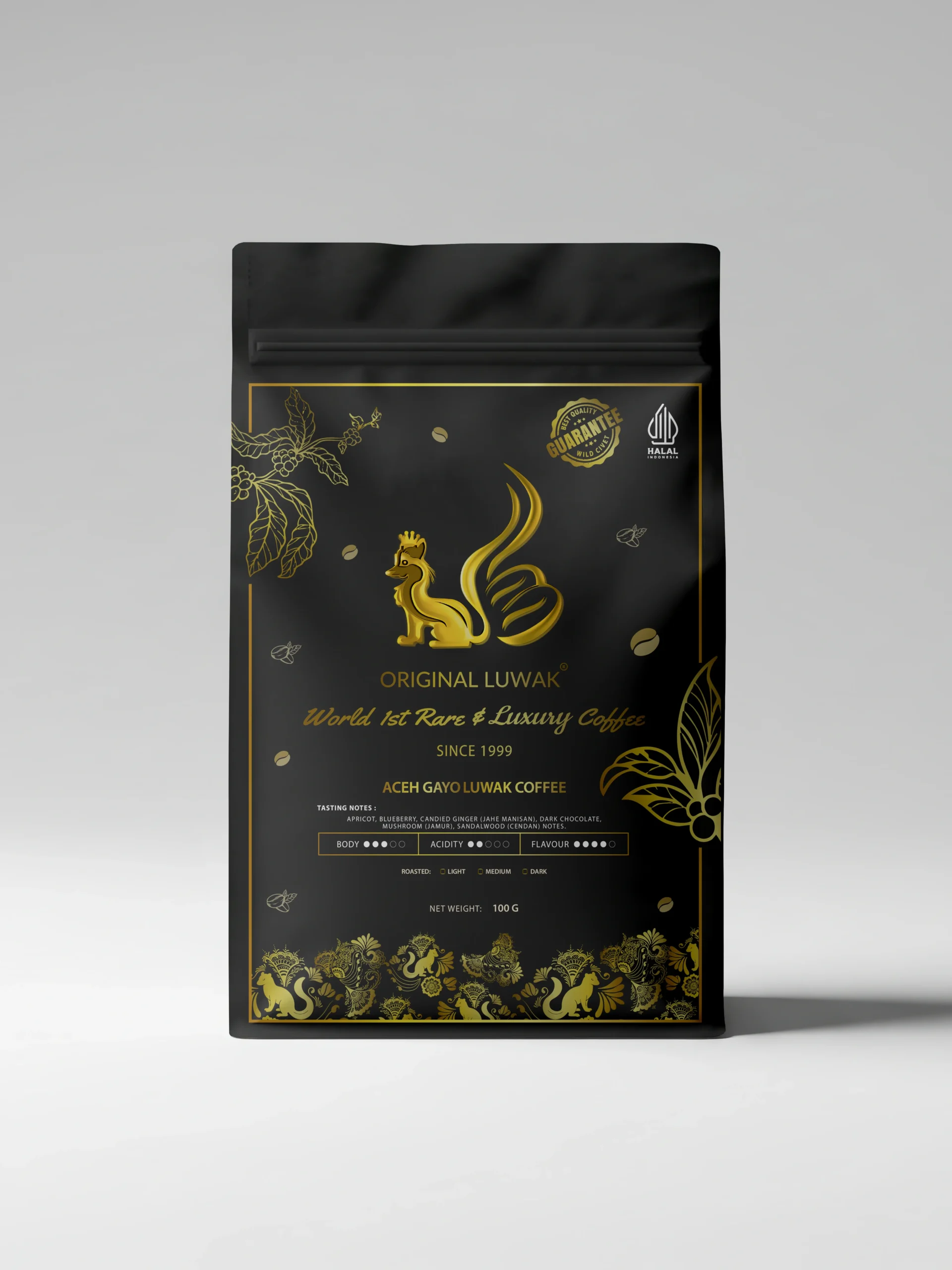 Luwak Coffee Standing Pouch 100gr