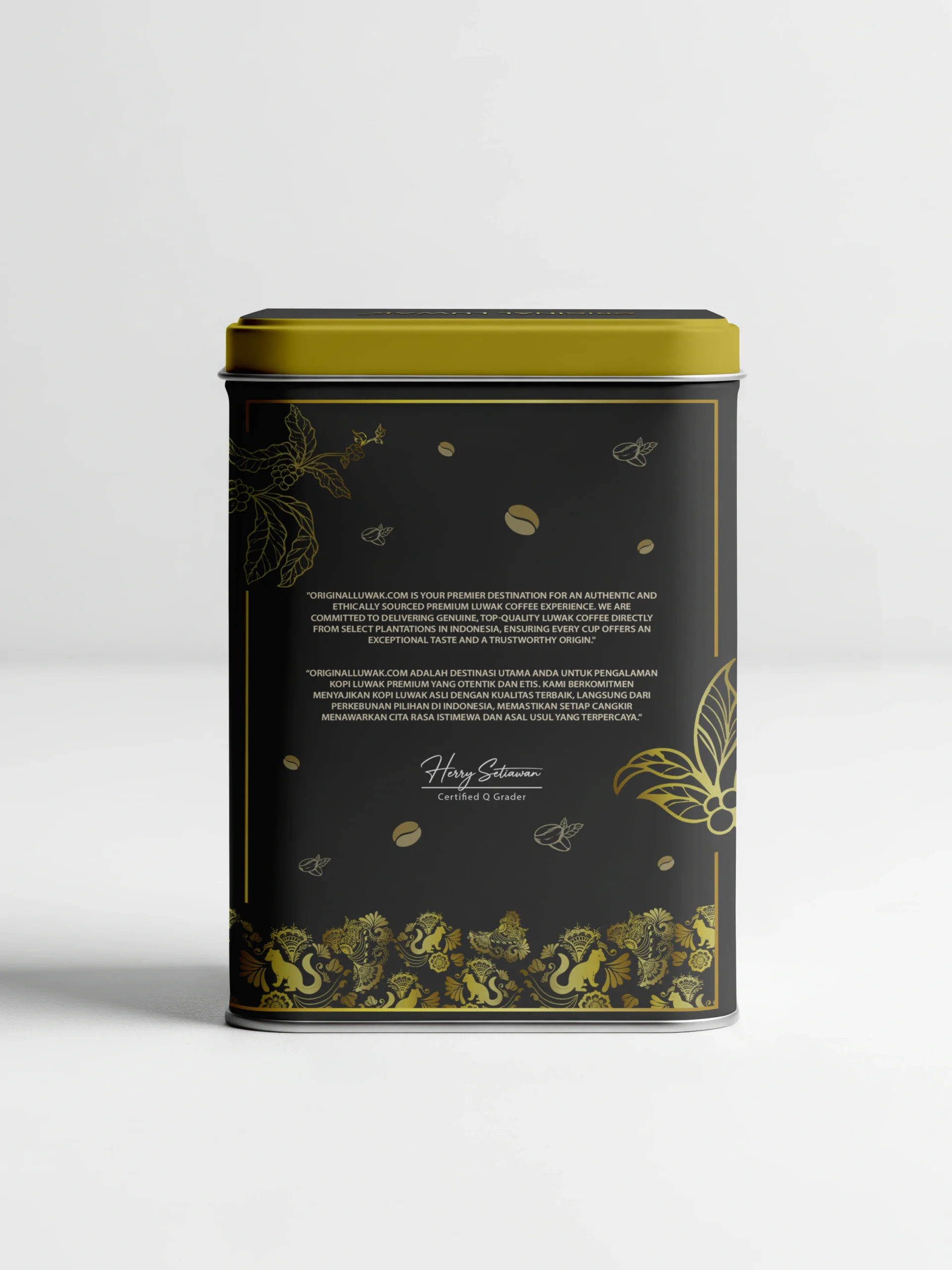 Luwak Coffee Tin 100gr - Image 4